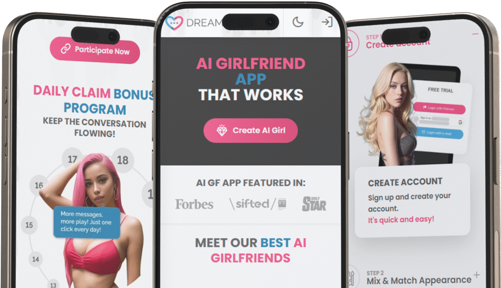 DreamGF clone app development with AI girlfriend chat and customization features