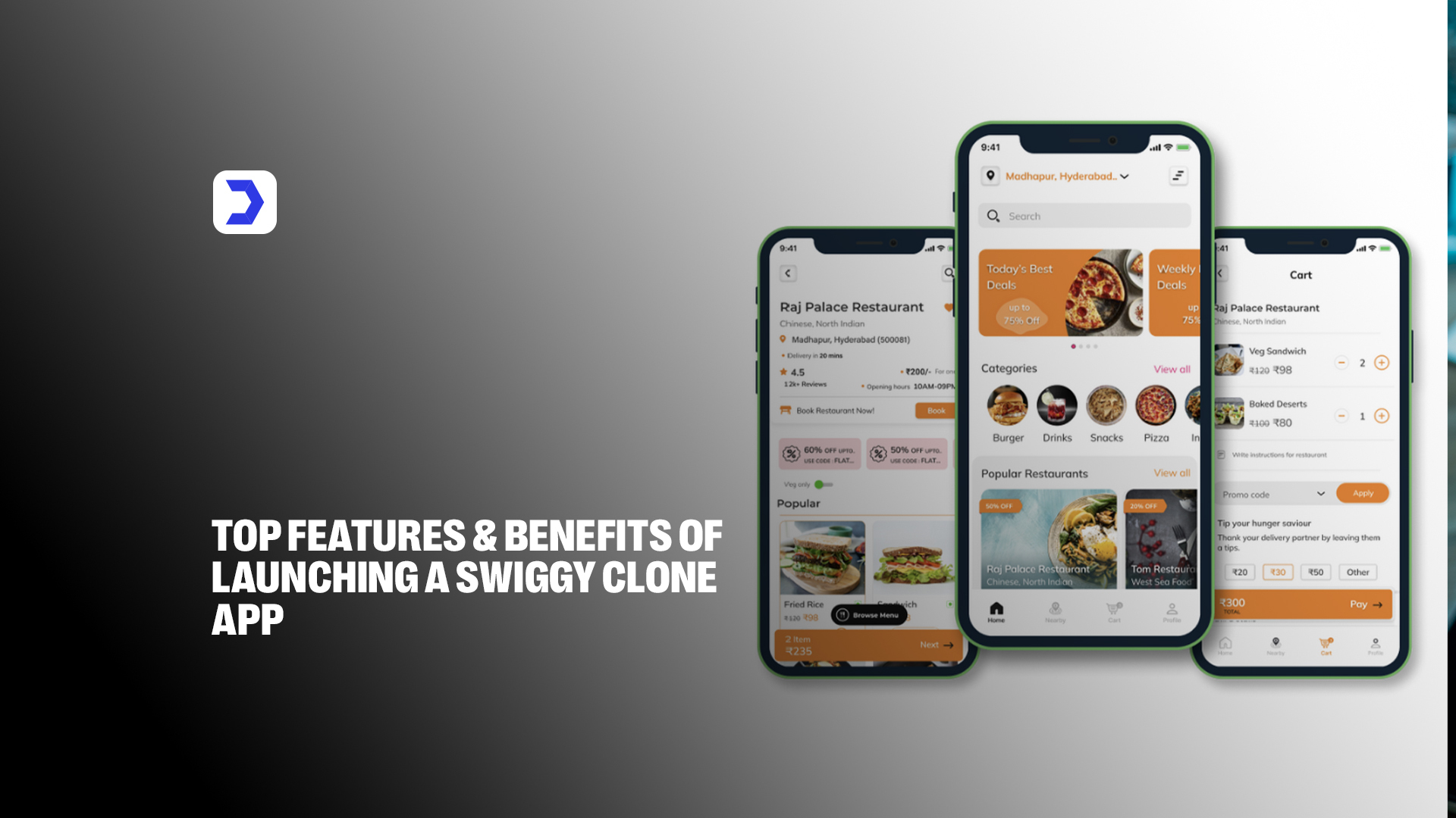 Top Benefits and Features of a Swiggy Clone App